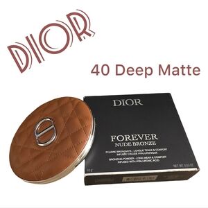 DIOR Forever Nude Bronze In #40 Deep Skin NEW